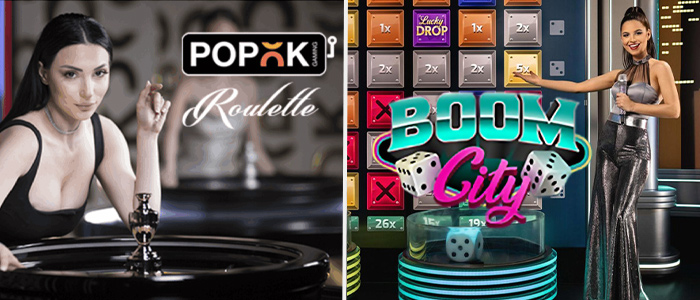 بررسی دو بازی کازینو زنده "Roulette" و "Boom City"