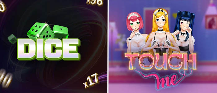 بررسی دو بازی مهارتی "Dice" و "Touch me"
